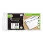 White Peel and Seal Envelopes DL 50 Pack  image number 1