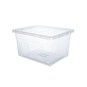 Whitefurze 32 Litre Clear Stack and Store Storage Box  image number 1