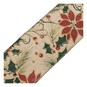 Poinsettia Wire Edge Printed Ribbon 63mm x 3m image number 3