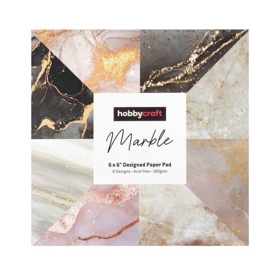 Marble Paper Pad 6 x 6 Inches 24 Pack image number 4
