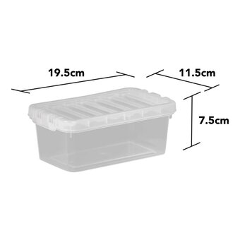 Wham Crystal Storage Box 1.1 Litres image number 2