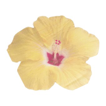Ginger Ray Tropical Flower Napkins 16 Pack