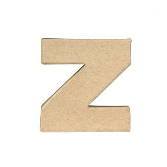 Lowercase Mini Mache Letter Z