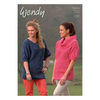 Wendy Merino DK Lacy Tunics Digital Pattern 5684