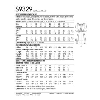 Simplicity Women's Dress Sewing Pattern S9329 (H5 6-14)