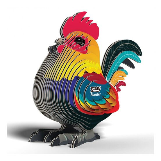 Eugy 3D Rooster Model image number 2