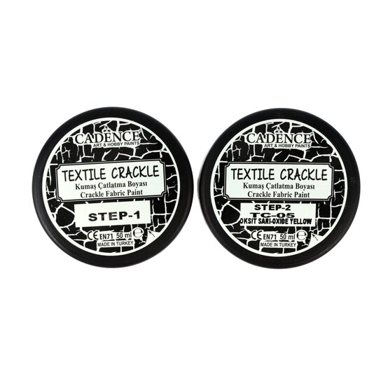 Cadence Oxide Yellow Textile Crackle Set  image number 3