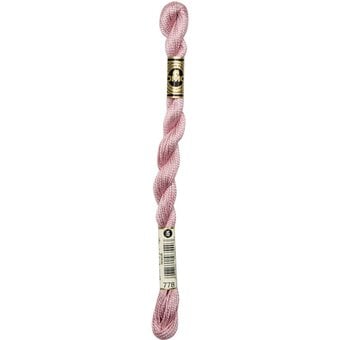 DMC Pink Pearl Cotton Thread Size 5 25m (778) image number 3