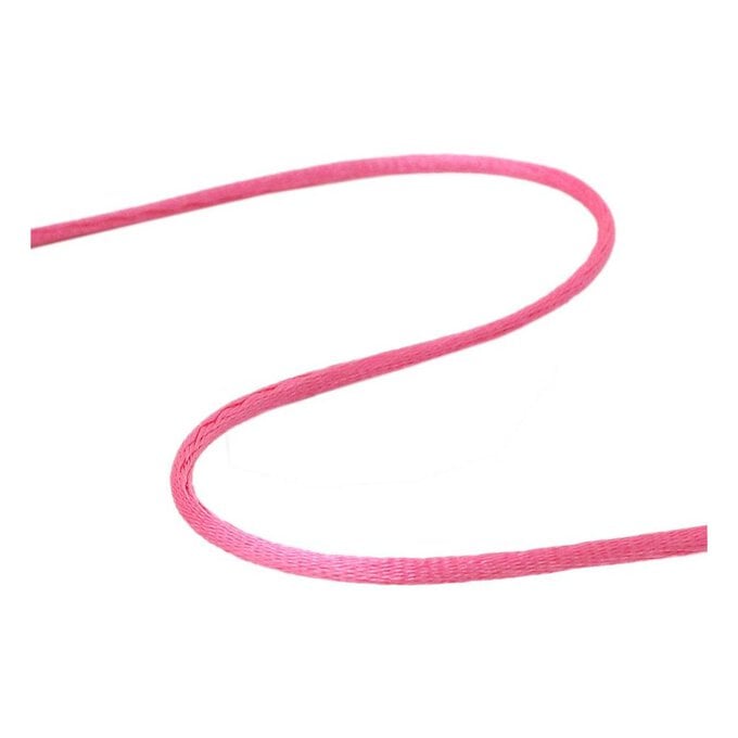 Hot Pink Ribbon Knot Cord 2mm x 10m image number 1