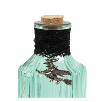 Turquoise Potion Bottle with Cork Top 15cm