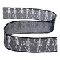 Skeleton Wire Edge Printed Ribbon 63mm x 3m image number 2