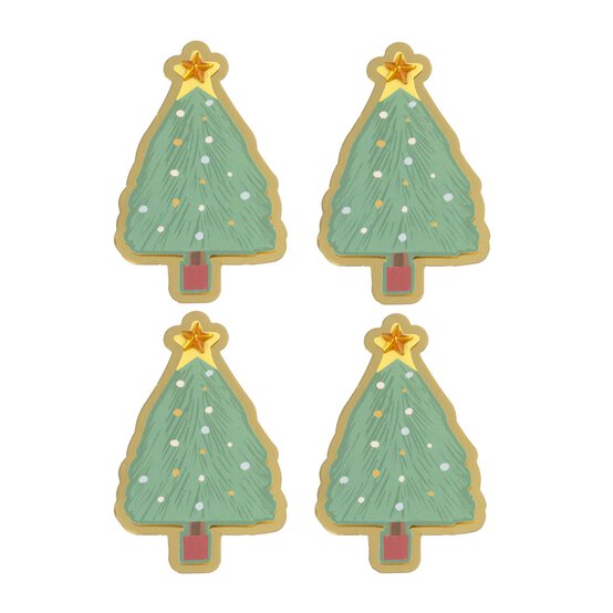 Tree with Star Toppers 4 Pack image number 1