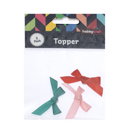 Bow Card Toppers 3 Pack image number 4