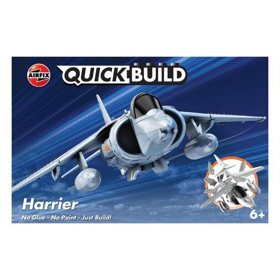 Airfix Quickbuild Harrier Model Kit image number 1