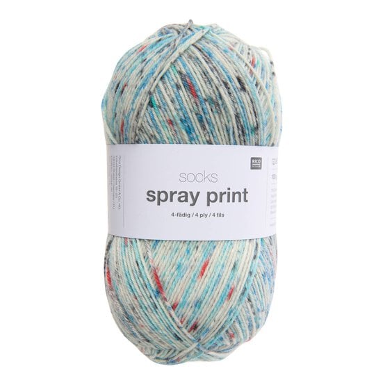 Rico Ocean Socks Spray Paint 4 Ply 100g  image number 1