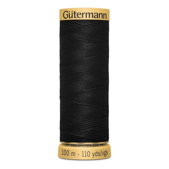 Gutermann Grey Cotton Thread 100m (5201) image number 1