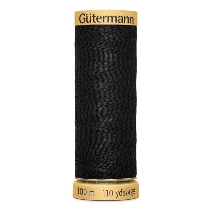 Gutermann Grey Cotton Thread 100m (5201) image number 1