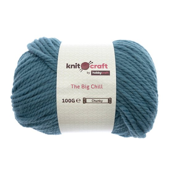 Knitcraft Mid Blue The Big Chill 100g  image number 1