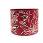 Red Poinsettia Wire Edge Printed Ribbon 63mm x 3m image number 4