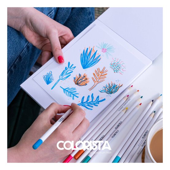 Colorista Floral Sensation Coloured Pencils 12 Pack  image number 3