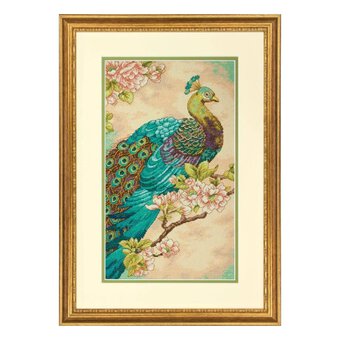 Indian Peacock Cross Stitch