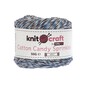 Knitcraft Blue Beige Cotton Candy Sprinkles 4 Ply 50g image number 1
