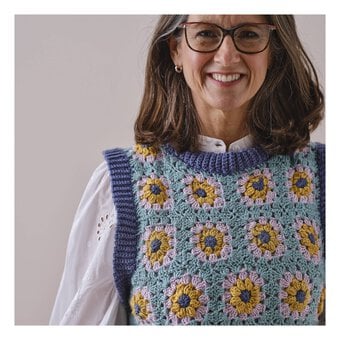 Knitcraft Crochet Flower Vest Digital Pattern 0298
