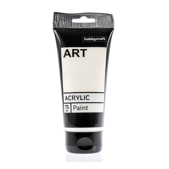 Ancient White Art Acrylic Paint 75ml image number 1
