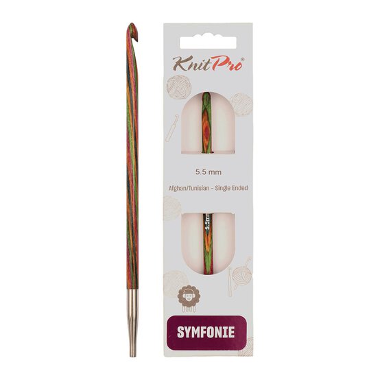 KnitPro Symfonie Crochet Hook 5.5mm x 15cm image number 1