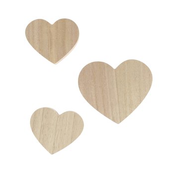 Paint Your Own Wooden Hearts Kit 3 Pack image number 3
