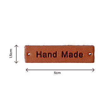 Leather Handmade Labels 6 Pack