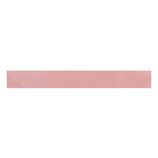 Trimits Dusty Rose Double-Faced Satin Ribbon by the Metre 25mm image number 2