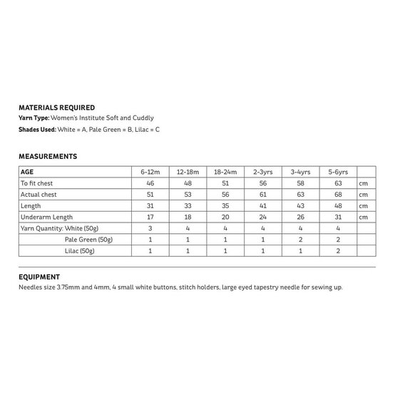 Women's Institute Vintage Baby's Fair Isle Sweater Digital Pattern 0073 image number 2