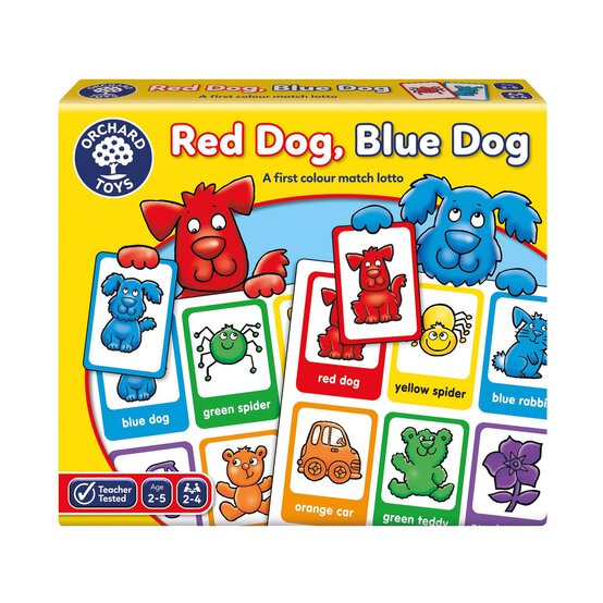 Orchard Toys Red Dog Blue Dog Game image number 1