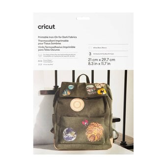 Cricut Printable Iron-On for Dark Fabrics A4 3 Pack