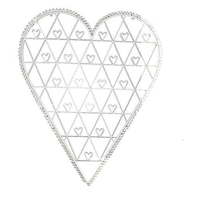 Wire Heart Card Holder 57.5cm x 70cm image number 1