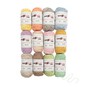 Knitcraft Pastel Tiny Cotton Friends Yarn 25g 12 Pack image number 1