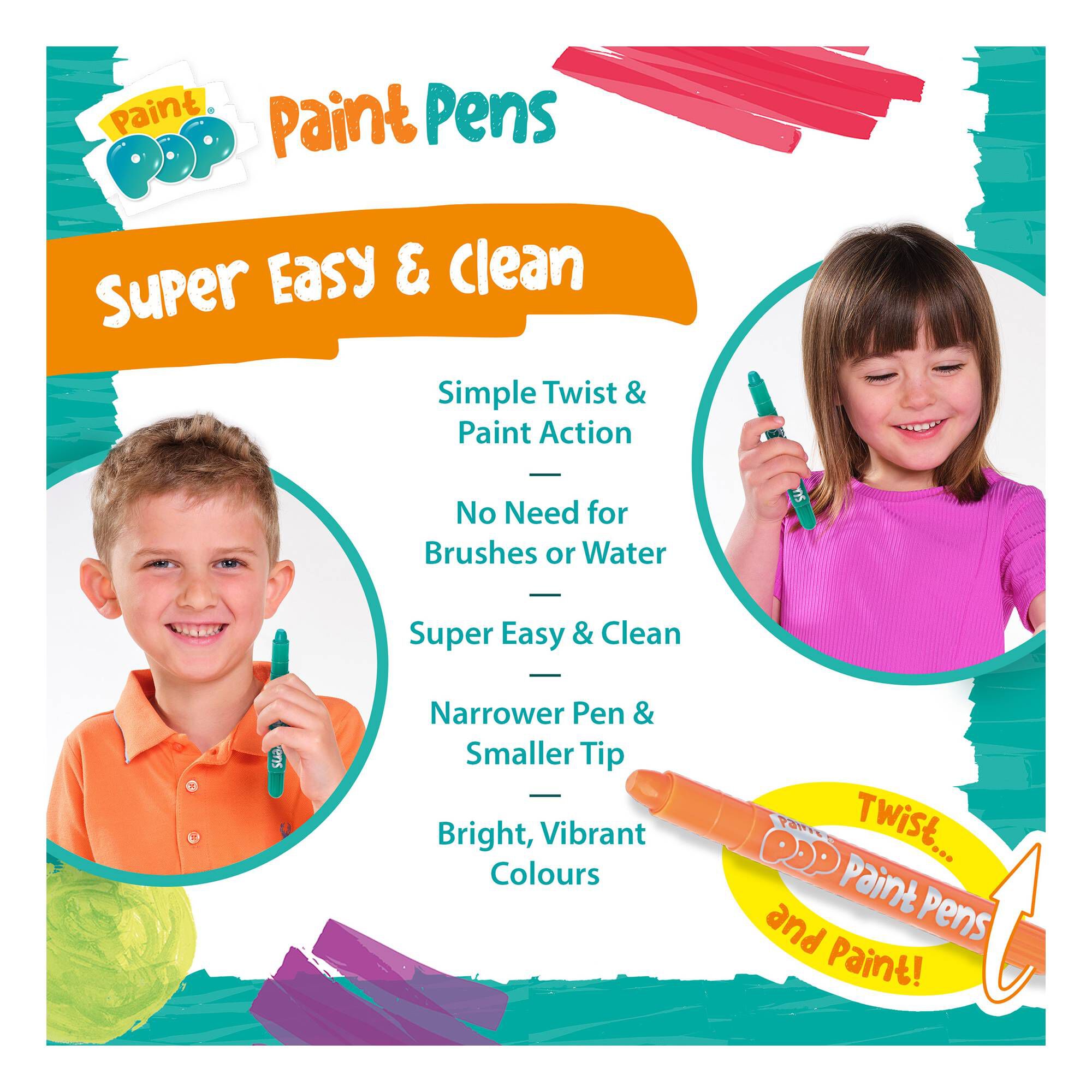 Paint Pop Paint Pens 12 Pack Hobbycraft