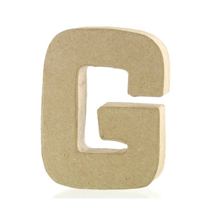 Mini Mache Letter G 10cm
