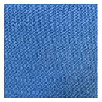 Blue Drill Fabric by the Metre