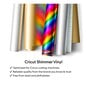 Cricut Rainbow Permanent Shimmer Smart Vinyl 13 x 36 Inches image number 3