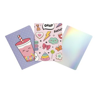 Novelty Notebook Set A5 3 Pack