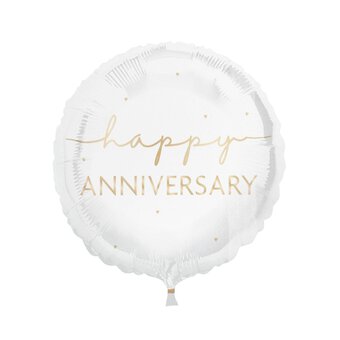 Large Happy Anniversary Foil Balloon