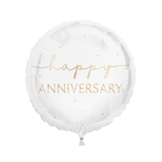 Large Happy Anniversary Foil Balloon image number 2