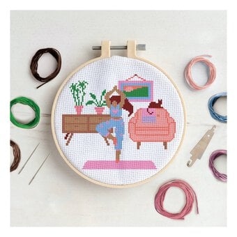 Mind Find Your Flow Cross Stitch Kit 