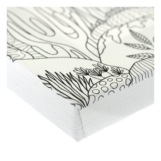 Seahorse Colour-in Canvas image number 3