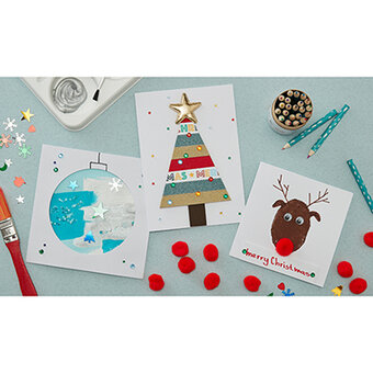 Three Christmas Cards to Make with your Children