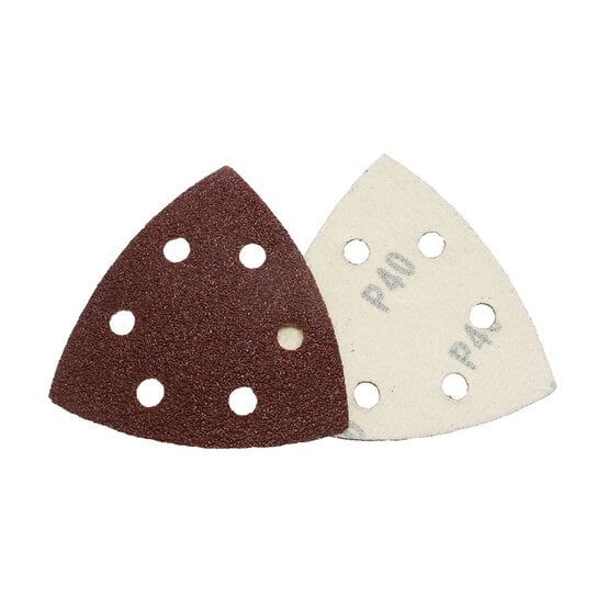 Draper Delta Sanding Sheets with Hook and Loop 93mm 10 Pack image number 2