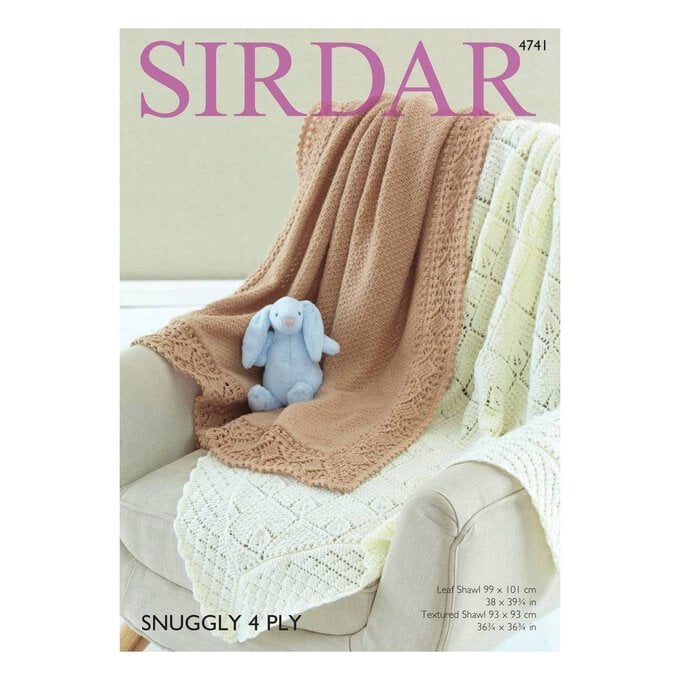 Sirdar Snuggly 4 Ply Shawl Digital Pattern 4741 image number 1