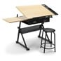 Craft Creative Desk with Stool 70cm x 119cm x 60cm image number 1